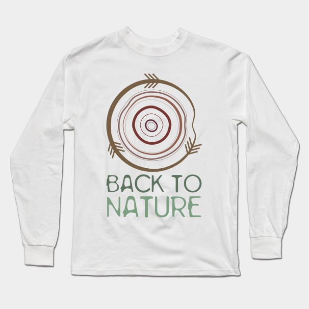 Back to Nature Long Sleeve T-Shirt by Timone